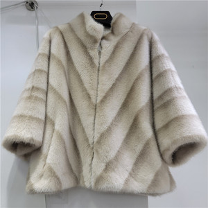 Cappotto Ecologico <span class=keywords><strong>in</strong></span> Finta Pelliccia di <span class=keywords><strong>Visone</strong></span> Caldo, Stile Casual Giovanile e Comodo per l'Inverno 2025 - Product Image 1