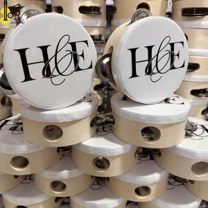 กลองแทมบูรีนขนาดเล็ก 4 นิ้ว สำหรับงานแต่งงาน ของเล่นกลองมือสำหรับเด็ก ราคาประหยัด กลองแทมบูรีนสำหรับโบสถ์ ราคาประหยัด - Product Image 3