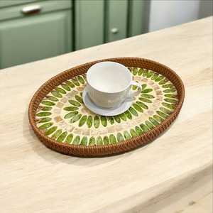 Rattan Laundry <b>Basket</b> Hotel and Bed and Breakfast Towel <b>Basket</b> Toy <b>Storage</b> Rattan <b>Wicker</b> <b>Basket</b> for Home Use - Product Image 4