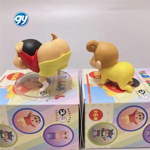 Crayon Shin Chan Q versión 6 uds figura conjunto Butt Star familias modelo en caja - Product Image 3