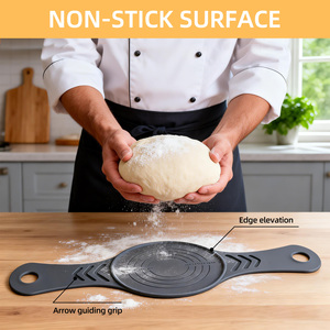 Tapis de cuisson en silicone, résistant à la chaleur et antiadhésif, facile à nettoyer, outil de cuisson pour four, idéal pour la maison - Product Image 4