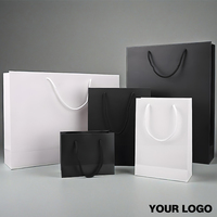 Sac à provisions en papier recyclé imprimé personnalisé cadeau de marque de luxe à prix abordable avec votre propre logo