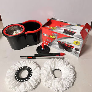 Bán Buôn Durable Sợi Nhỏ Quay Lau Và Xô Set Với Kính Thiên Văn Cực Ướt Và Khô Sàn Làm Sạch <span class=keywords><strong>360</strong></span> Xoay Lau - Product Image 1