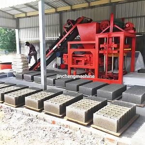 QT4-28 Automatische holle blokkenmachine voor het maken van bakstenen, gebruikt voor <span class=keywords><strong>Bangladesh</strong></span>. - Product Image 1