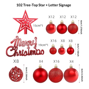 Boîte cadeau portable, décorations de Noël en plastique, ornements suspendus pour sapin de Noël, décorations pour fêtes de fin d'année à la maison, vente en gros - Product Image 6