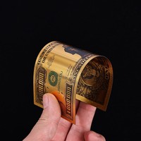 Statuette en plastique de la Statue de la Liberté, billet de banque de 1 million de dollars US en or, pour anniversaire/Noël, nouveautés
