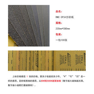 Carta Abrasiva 9x11 Pollici, Grana 80-2500, Impermeabile per Uso Umido/Secco, Carta Vetrata in Carburo di Silicio per Lucidatura Auto, Legno e Metallo - Product Image 4