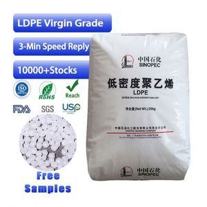 Granulés de résine vierge FUXI LDPE LD151, 25 kg/sac, qualité médicale et film, granulés bruts pour la fabrication de films plastiques, qualité extrusion - Product Image 1