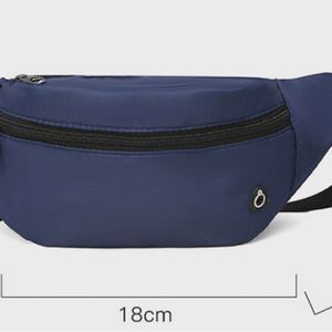 High Quality Fashionable Large-Capacity Nylon <b>Crossbody</b> <b>Bag</b> Waterproof Travel Chest Single Shoulder Phone Pocket-Trendy Style - Product Image 2