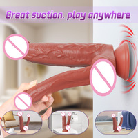 Zwillings-Dildos Flüssiges Silikon Superweicher Dildo Sexspielzeug für Männer und Frauen Mit Erwachsenen-Spielzeug