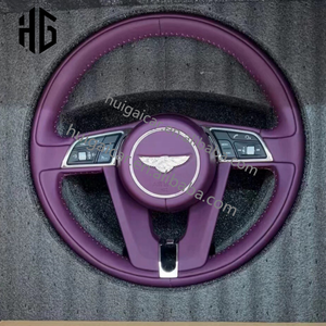 Accessoires de véhicule couverture de <span class=keywords><strong>volant</strong></span> de course de voiture personnalisée pour Bentley Bentayag Muslanne <span class=keywords><strong>volant</strong></span> universel - Product Image 5