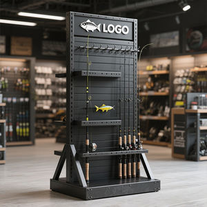 Vigcebit Rangement Pour Cannes à Pêche | Porte-Cannes à Pêche Porte-Cannes à Pêche | Organisateur Canne à Pêche, 10 Fentes Pour Tenir Le Présentoir Sol