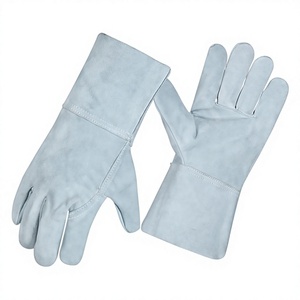 Gants de travail en cuir de vachette de qualité supérieure, flexibles et respirants, pour la protection des mains, vente en gros - Product Image 1