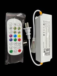 220V <b>RGB</b> LED Strip Light 5050 60 LEDs/m Running IP65 Waterproof Outdoor Flexible Strip Driver Free Smart <b>Control</b> for Garden - Product Image 5