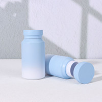 Bouteille en plastique personnalisée de 120 ml avec dégradé mat pour capsules de probiotiques, contenants pour gummies, suppléments vitaminiques, emballage pour les soins de santé