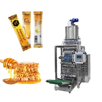 Sachets liquides, 5 lignes, pour miel, chocolat, liquide, Machine d'emballage en Sachet, approvisionnement en usine