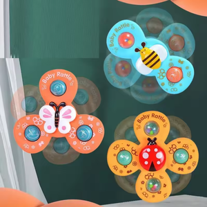 Ensemble <span class=keywords><strong>de</strong></span> jouets <span class=keywords><strong>de</strong></span> <span class=keywords><strong>bain</strong></span> pour enfants ventouse <span class=keywords><strong>anneau</strong></span> la cloche éléphant Gyro jouet d'exercice <span class=keywords><strong>de</strong></span> doigt en plastique - Product Image 3