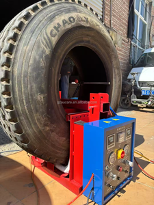 스틸 구조 전동 공구형 농업용 로더 트럭/버스 타이어 고트레드 재생 기계 - Product Image 3