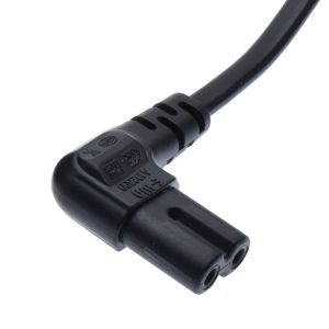 Câble d'alimentation UK 3 broches vers angle droit 90 degrés IEC-60320-C7 Figure 8 pour Samsung LG Sony Sharp LED TV,Sky Plus + HD Box - Product Image 4