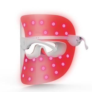 Masker Terapi LED Medis Langsung |   Perangkat Perawatan Wajah Rumahan 4-in-1 400mAh Isi Ulang 3 Warna Pelindung Mata ABS+PET Light Guide - Product Image 2