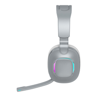 Casque de jeu et écouteurs à faible latence, intelligents, sans réduction de bruit, avec un bouton de silencieux