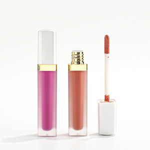 Bianco dorato make-up cosmetici all'ingrosso personalizzato lucidalabbra private label lucidalabbra matte produzione rossetto liquido per labbra stick - Product Image 4