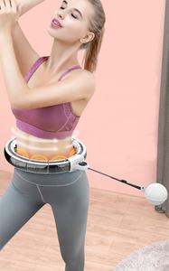 KWO equipo de gimnasio contador Rosa ajustable Metal acero ejercicio desmontable Fitness ponderado terapia magnética inteligente adulto aros <span class=keywords><strong>Hula</strong></span> - Product Image 6