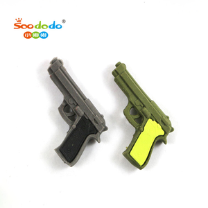 Soododo venta al por mayor promocional borrador logotipo personalizado rompecabezas 3D Jumbo pistola en forma <span class=keywords><strong>de</strong></span> lápiz borrador - Product Image 6