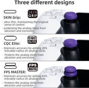 Skull&Co. PS Portal 6 in 1 Thumb Grips per PlayStation Portal, Copri Joystick, Copri Stick Analogico (<span class=keywords><strong>Set</strong></span> di 6) - Product Image 3