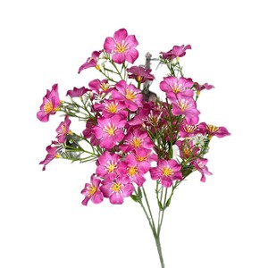 Arrangement de fleurs artificielles en tissu de soie, bouquet pour mariage et décoration intérieure, multicolore, simulation par moulage par injection - Product Image 5