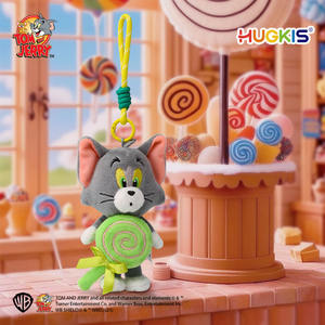 Nuevo Llavero Magnético de Felpa con Diseño de Gato <span class=keywords><strong>y</strong></span> Ratón, Colgante Creativo de Felpa para Bolsos con Diseño de Pareja de Dibujos Animados - Product Image 1