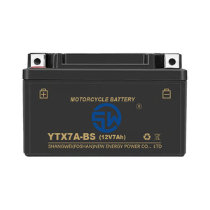 Batterie de moto Shangwei YTX7A-BS 12V7Ah au plomb-acide pour remplacement de scooter - Product Image 5