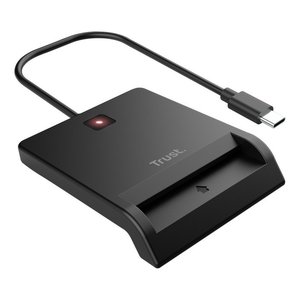 Lecteur de carte intelligente PRIMO USB C et USB A Noir 26253 - Product Image 1