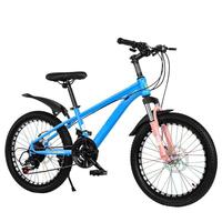 Vélo de montagne confortable en caoutchouc avec pneus gonflables, pédales en alliage d'aluminium, populaire pour enfants, 15 vitesses, 18, 20, 22, 24 pouces, 150 kg