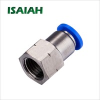 Conector Neumático de 5/32, 5/16, 3/16, 1/4, 3/8, 1/2, Conexión Rápida a Presión para Tubo de Aire, Rosca NPT en Pulgadas
