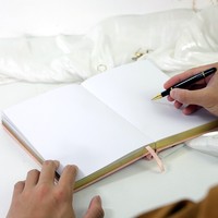Promotionnel en gros personnalisable bâtiment quotidien soins personnels Journal planificateur cahier ensemble avec carte d'affirmation