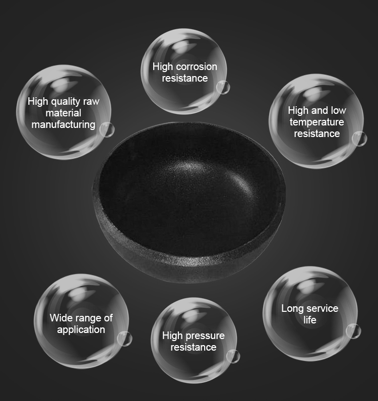 Large Alloy Carbon Steel Stainless Steel Pipe Segmented Elliptical Head Elliptical End Cap