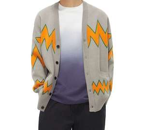 Custom OEM & ODM Long Sleeve Knit Jacquard <b>Cardigan</b> <b>Sweaters</b> V Neck Men Clothes Fashion Knitted <b>Cardigan</b> <b>Sweater</b> Men - Product Image 4