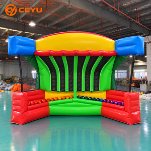 Ceyu Inflatable Connect 3 Gioco di Tiro a Canestro Interattivo, Sfida Sportiva, Attrezzatura per <span class=keywords><strong>Noleggio</strong></span> per Carnevale, Giornata Sportiva Scolastica, Feste - Product Image 1
