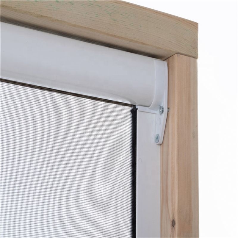 Newest Hot Sale Retractable Fiberglass Mesh Insect Screen Window Mosquito Net Windows Slide Roller Screen Window