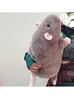 Peluche Souris Géante en Forme de Branche de Fleur, Jouet Simulé, Oreiller Mignon et Drôle, Cadeau d'Anniversaire Unisexe, 31cm-50cm, Chine