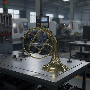 Cor français 5 clés <span class=keywords><strong>en</strong></span> A/D/E/F/G, finition laquée or, étui <span class=keywords><strong>en</strong></span> toile, prêt à l'emploi, <span class=keywords><strong>en</strong></span> vente - Product Image 3