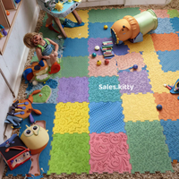 Tapis de jeu sensoriel orthopédique pour enfants autistes, module de massage des pieds par acupression en métal pour jeu sensoriel et stimulation des sens