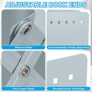<b>Bookshelf</b> <b>Stand</b> - Desktop Storage Rack - Extendable and Foldable - Desk <b>Bookshelf</b> - Student Classroom Book Storage Rack - Product Image 2