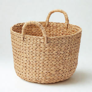 Sac à main de luxe en jacinthe d'eau vintage, motif de tissage en nid d'abeille complexe, grande capacité, mode internationale - Product Image 1