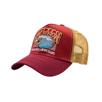 Casquettes de baseball personnalisées de style sportif américain, avec logo imprimé, tissu en maille respirant et imperméable, métal