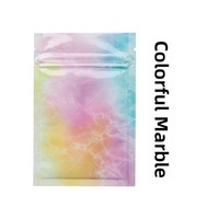 Sac d'emballage réutilisable à fermeture éclair pour boîte surprise - Mini pochette plate en aluminium givré, usage universel pour bijoux