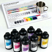 Encre UV pour impression sur objets ronds, adhérence puissante, encre UV pour tête d'impression Epson Kyocera StarFire SG1024, fourniture directe d'usine