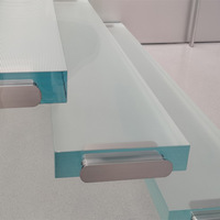 Verre givré antidérapant pour escalier |   Marchepied d'escalier antidérapant à double couche de sécurité en verre |   Personnalisation disponible