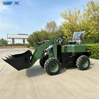 YGZG Caricatore Frontale Elettrico Telescopico di Alta Qualità, 4WD Compatto per Fattoria, Mini Caricatore Telescopico per Frutteti